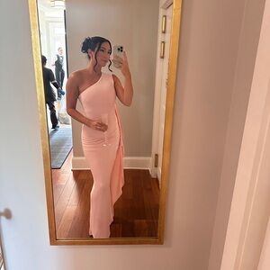 Club London Pink Maxi Dress